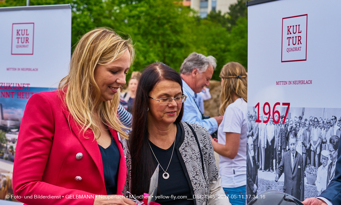 11. Mai 2017 - Grundsteinlegung für die LOGE und dem Kulturquadrat in Neuperlach